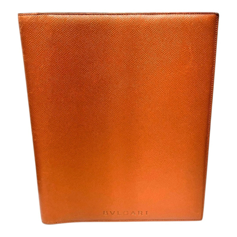 Bulgari BVLGARI Notebook Cover Leather